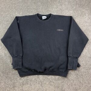 Vintage Handcuffs Sweatshirt Mens XL Black Crewneck Skateboard Snowboard Street